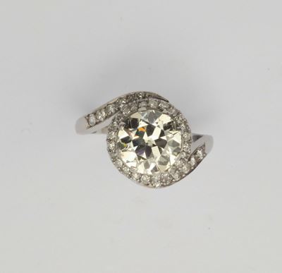 Solitaire con Diamante di Ct 3,5