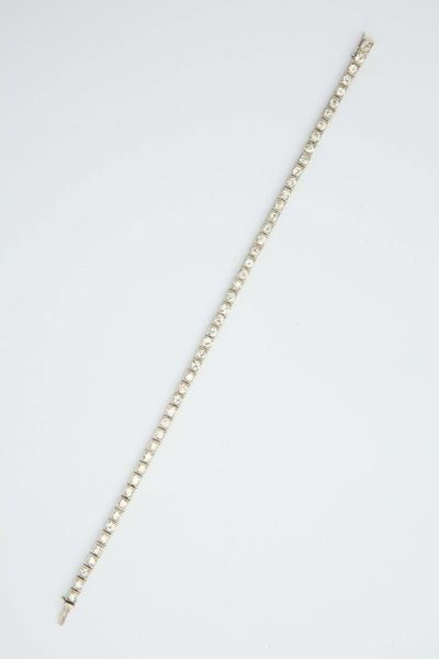 Bracciale Tipo Tennis con Diamanti