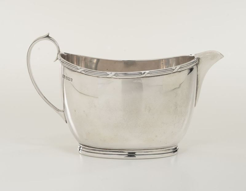 Lattiera in argento, Sheffield 1910  - Asta Antiquariato e Dipinti Antichi - I - Cambi Casa d'Aste