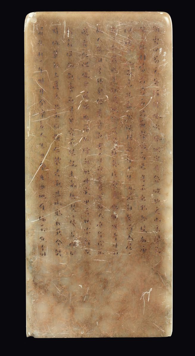 Cina, Dinastia Qing, Due sigilli in saponaria con iscrizioni, XIX secolo