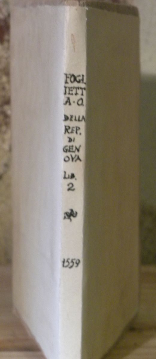 Uberto,fogliettadella Repubblica di Genova Libri II..