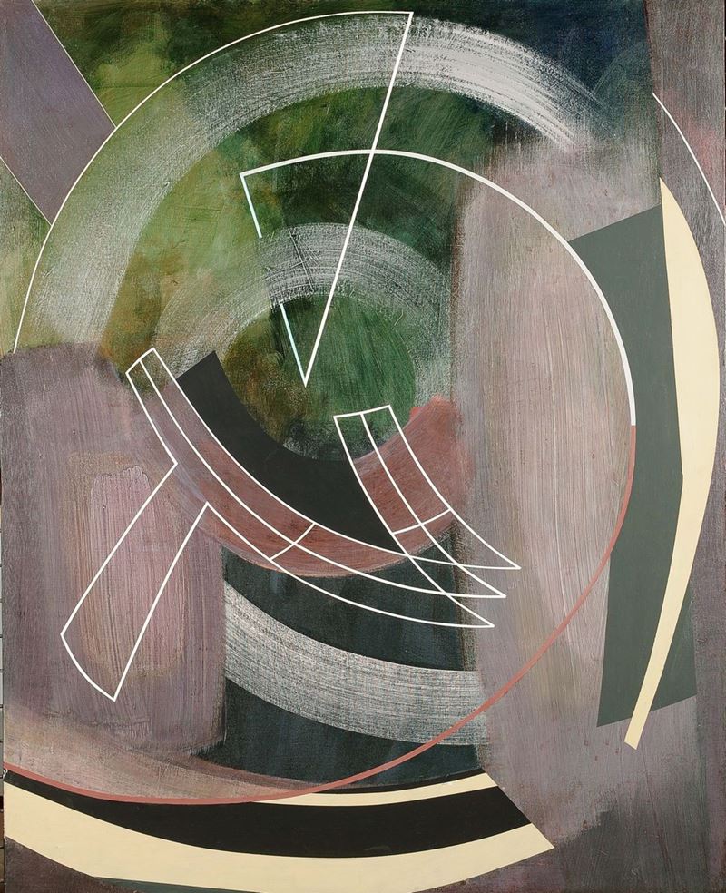 Plinio Mesciulam (1926) Boheme n.4, 1987  - Auction Second half-20th Century Ligurian Masters - I - Cambi Casa d'Aste