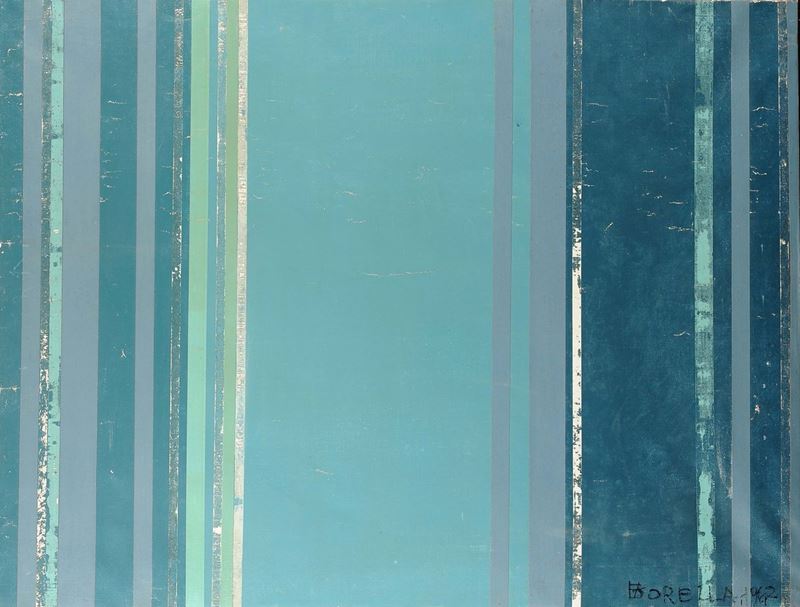 Rocco Borella (1920-1994) Cromemi 1962  - Asta Maestri Liguri del Secondo Novecento - I - Cambi Casa d'Aste