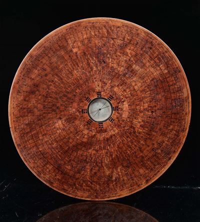 Bussola in Legno, Cina, Dinastia Qing, XIX Secolo