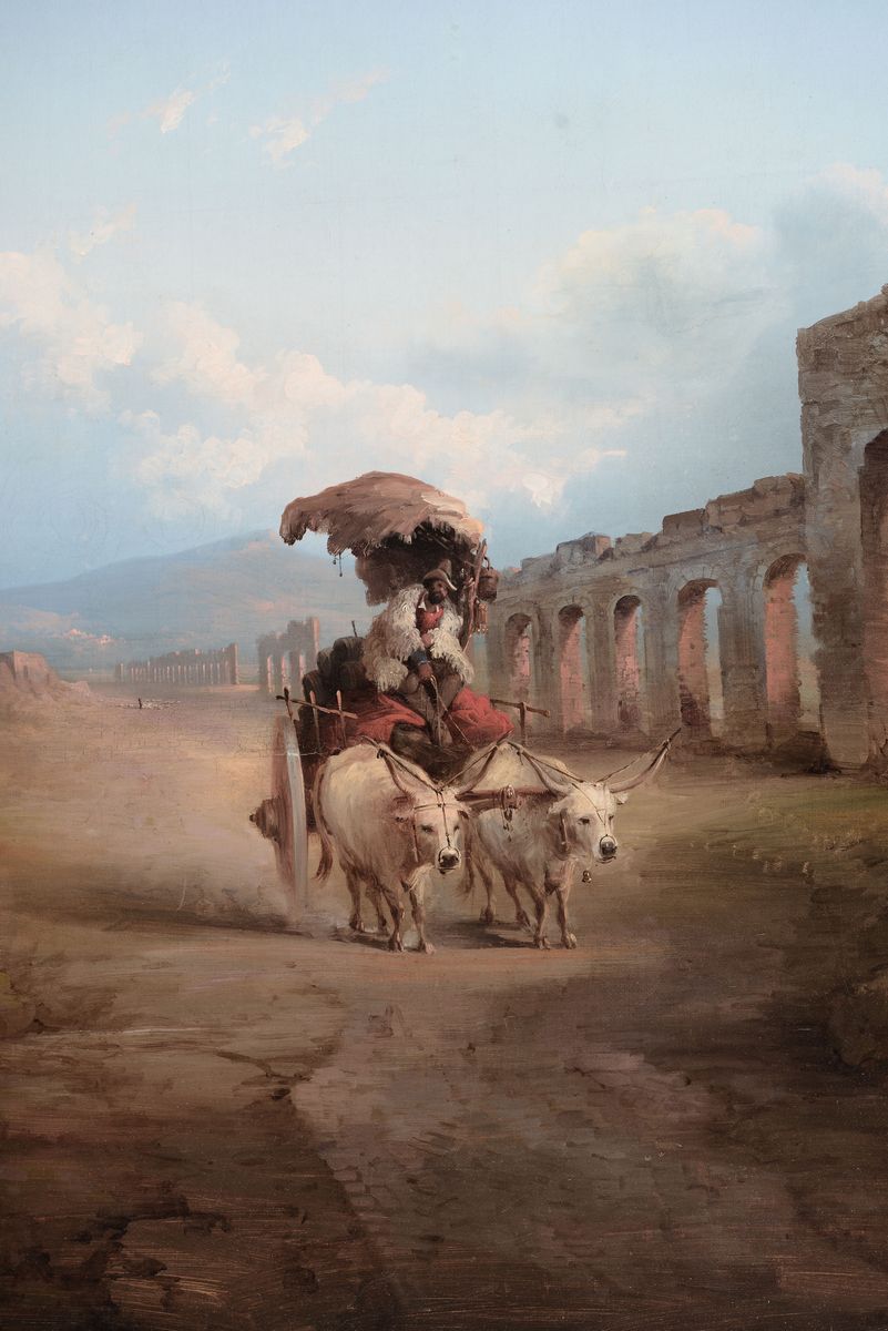 Anonimo del XIX Secolocampagna Romana con L’acquedotto di Claudio