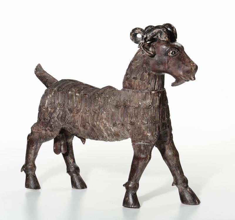 Montone in terracotta  - Auction Antique and Old Masters - I - Cambi Casa d'Aste