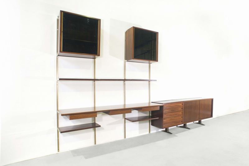 Osvaldo Borsani Libreria ad elementi componibili E22  - Auction Design - II - Cambi Casa d'Aste