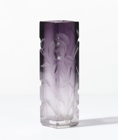 Vasetto in Vetro Viola
