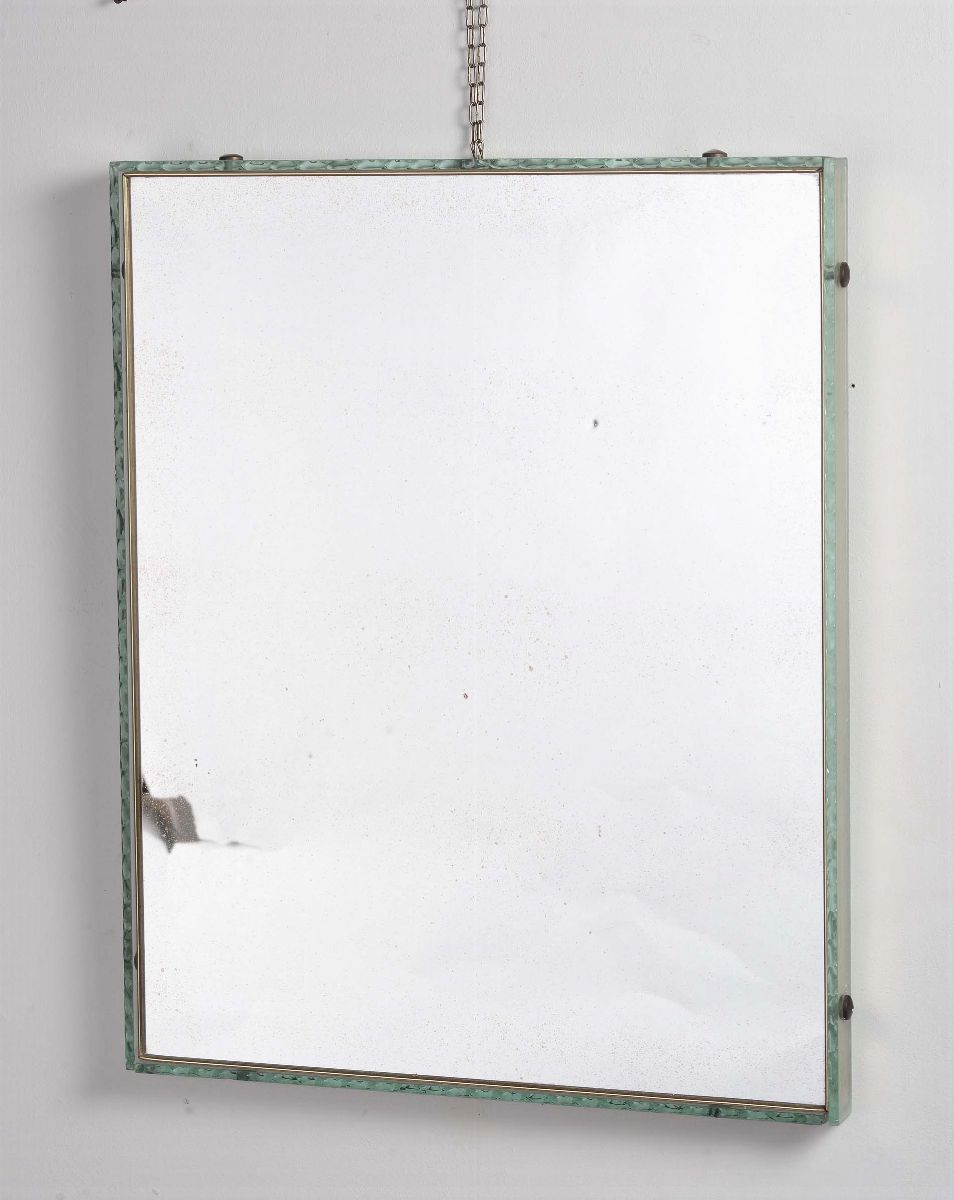 Specchiera con Cornice in Vetro a Strappo