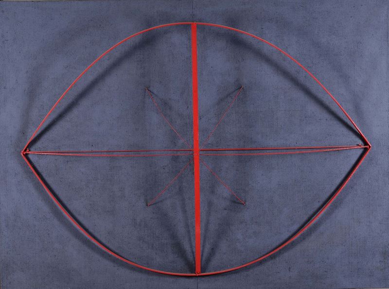 Carlo Bracci Tensione rossa  - Auction Second half-20th Century Ligurian Masters - I - Cambi Casa d'Aste