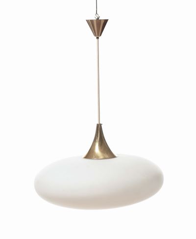 Lampada con Diffusore in Vetro Opalino Satinato