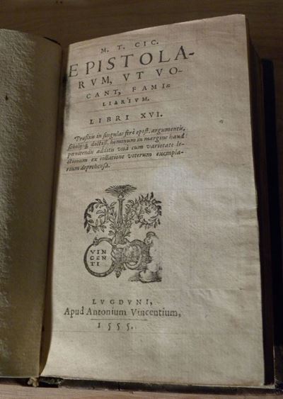 Marco Tullio Ciceroneepistolarum,ut Vocant,familiarium,libri XVI..