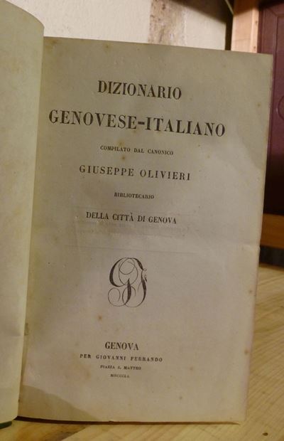 Giuseppe Olivieridizionario Genovese Italiano