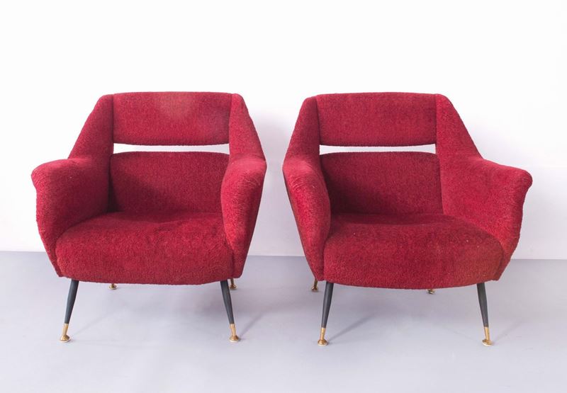 Coppia di poltrone  - Asta Design - IV - Cambi Casa d'Aste