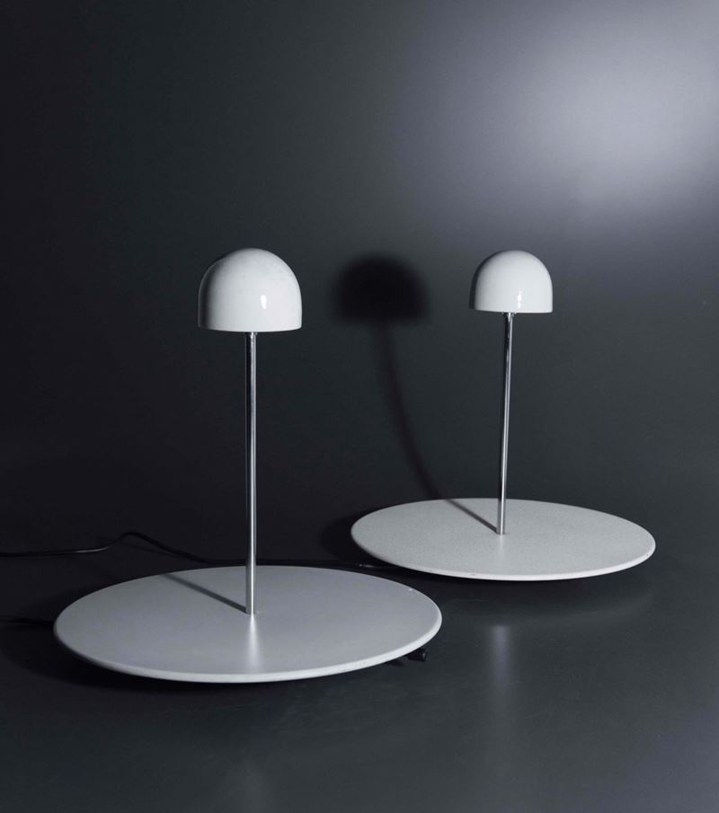 Due Lampade in metallo. Luce   - Asta Design - IV - Cambi Casa d'Aste
