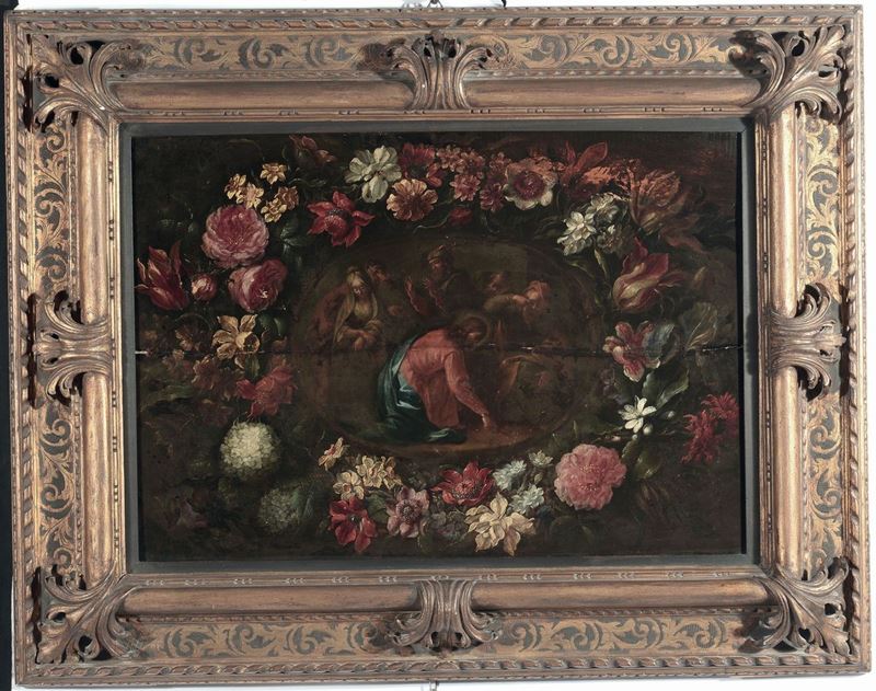Scuola del XVIII secolo Noli me tangere  - Asta Antiquariato e Dipinti Antichi - I - Cambi Casa d'Aste