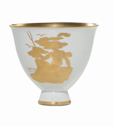 Gio Ponti - Richard Ginori - Docciacoppa con Figura