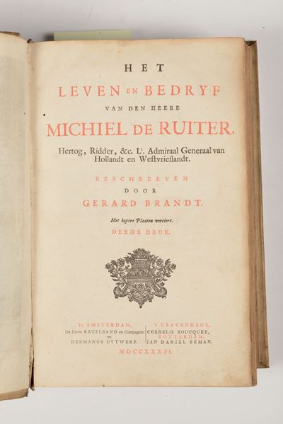 Gerard Brandthet Leven En Bedryf Van Den Heere Michiel De Ruiter,hertog,ridder,& C.L. Admiraal Ge...