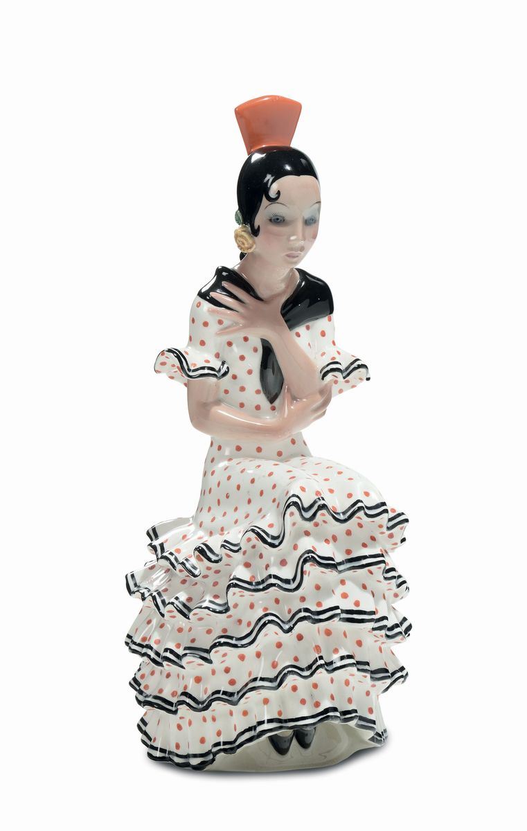Lenci - Torino Angelita alla corrida  - Auction Decorative arts of the twentieth century - II - Cambi Casa d'Aste