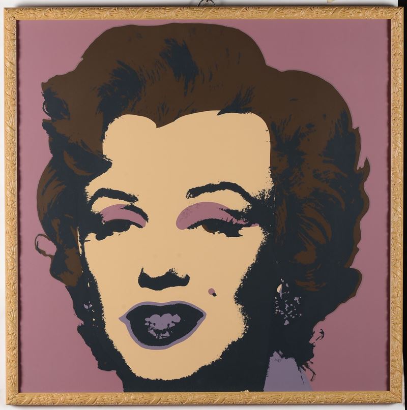 Andy Warhol Maryline  - Asta Antiquariato e Dipinti Antichi - I - Cambi Casa d'Aste