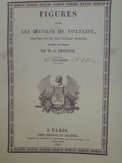 Plances - Incisioniserie di Incisioni e Plances da Opere Francesi del XVIII e XIX Secolo.