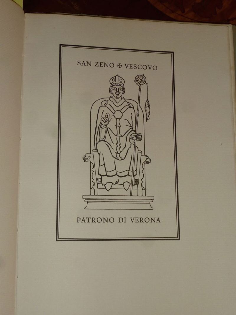 Hans Mardersteig San Zeno. Primo saggio di un nuovo carattere della Officina detto Zeno..  - Auction Old and Rare Manuscripts and Books - Cambi Casa d'Aste