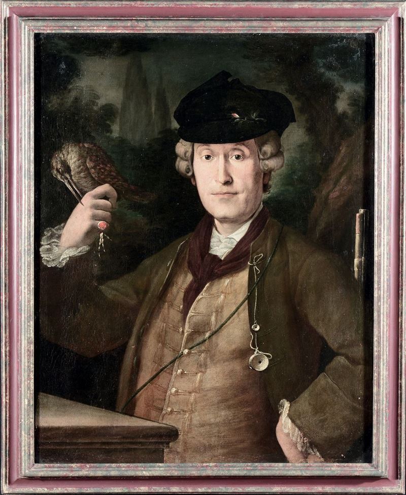 Scuola del XVIII-XIX secolo Ritratto di cacciatore  - Auction Antique and Old Masters - I - Cambi Casa d'Aste