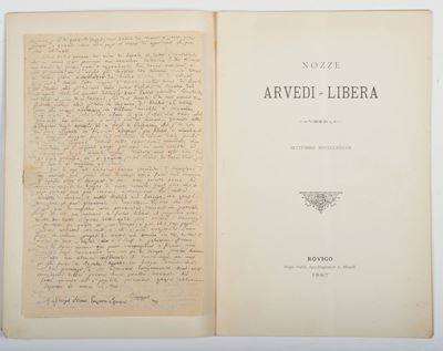 Autografi - Giuseppe Mazzinilettera Autografa di Giuseppe Mazzini a Filippo Ugoni