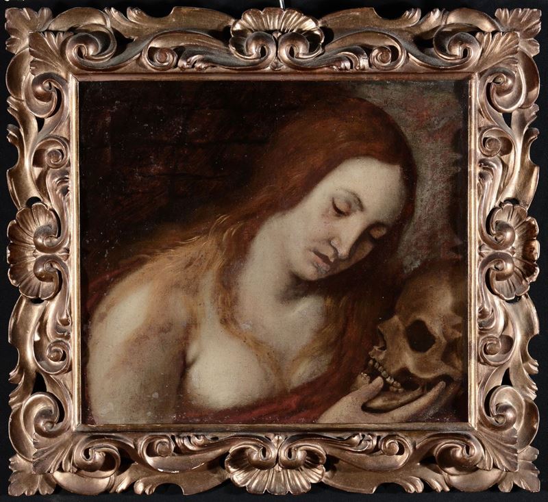 Scuola del XVIII secolo Maddalena  - Asta Arredi dalle dimore degli eredi Ercole Marelli e altre provenienze - Cambi Casa d'Aste