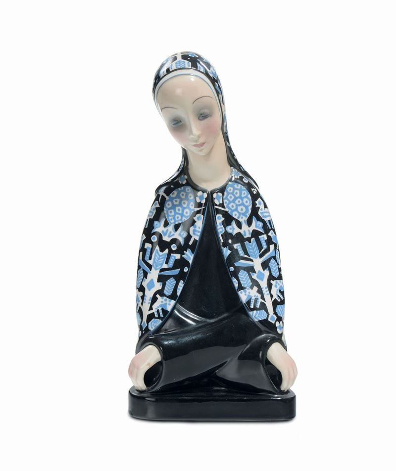 Helen Konig Scavini (1886-1974 ) - Lenci - Torino Madonna  - Auction Decorative arts of the twentieth century - II - Cambi Casa d'Aste