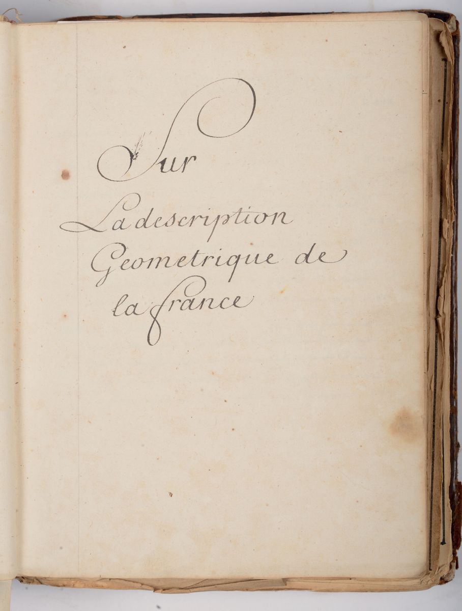 (cesare Francesco Cassini)description De la France
