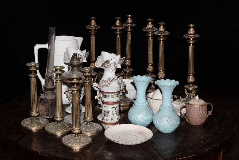 Lotto di oggetti misti  - Asta Antiquariato e Dipinti Antichi - I - Cambi Casa d'Aste