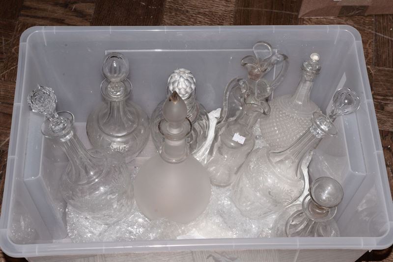 Lotto di bottiglie in vetro  - Asta Antiquariato e Dipinti Antichi - I - Cambi Casa d'Aste
