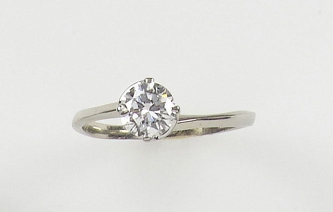 Anello con diamante di ct 0,60 circa  - Auction Antique and Old Masters - I - Cambi Casa d'Aste