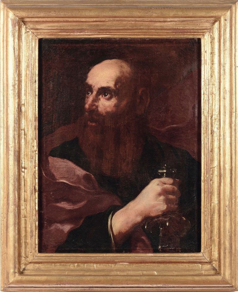Gioacchino Assereto (Genova 1600-1649) San Paolo  - Asta Fine Art Selection - Cambi Casa d'Aste