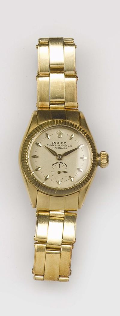 Rolex, Oyster Perpetual Tiffany&co., Orologio da Polso