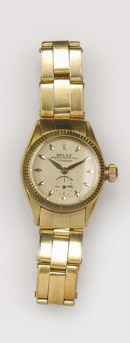 Rolex, oyster perpetual Tiffany&co., orologio da polso  - Auction Fine Jewels - II - Cambi Casa d'Aste