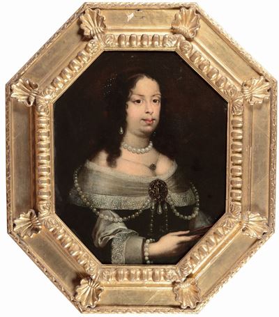 Scuola del XVII Secoloritratto di Ferdinando De Medici Ritratto di Vittoria della Rovere