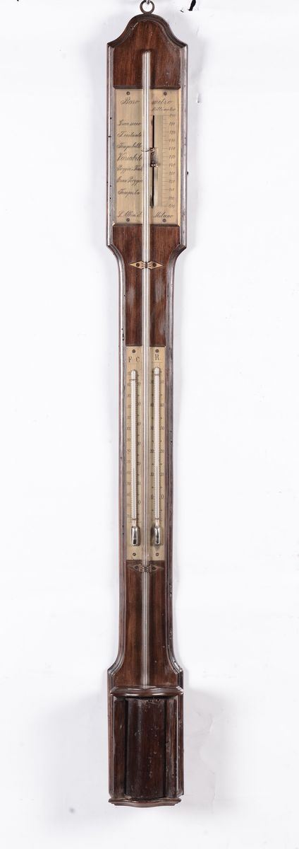 Barometro da parete  - Auction Furnishings from the mansions of the Ercole Marelli heirs and other property - Cambi Casa d'Aste