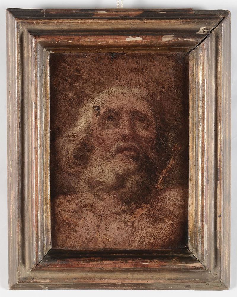 Pittore del XVIII secolo Testa maschile  - Asta Antiquariato e Dipinti Antichi - I - Cambi Casa d'Aste