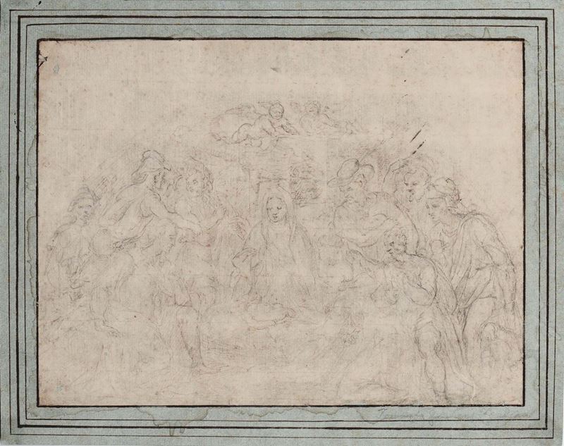 Scuola del XVIII secolo Adorazione dei pastori  - Auction Fine Art Selection - Cambi Casa d'Aste