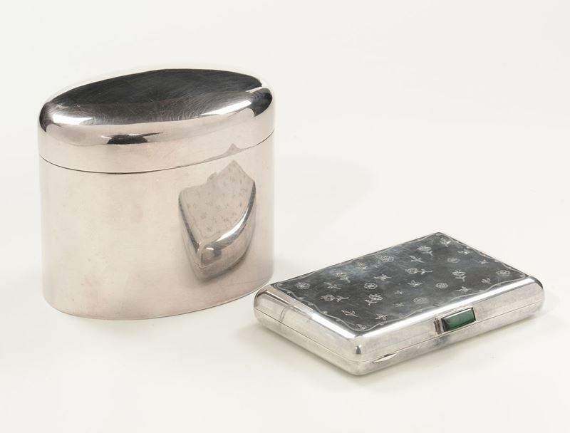 Lotto di due scatoline in argento  - Auction Antique and Old Masters - I - Cambi Casa d'Aste