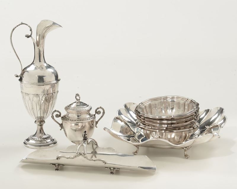 Lotto di oggetti in argento  - Auction Antique and Old Masters - I - Cambi Casa d'Aste