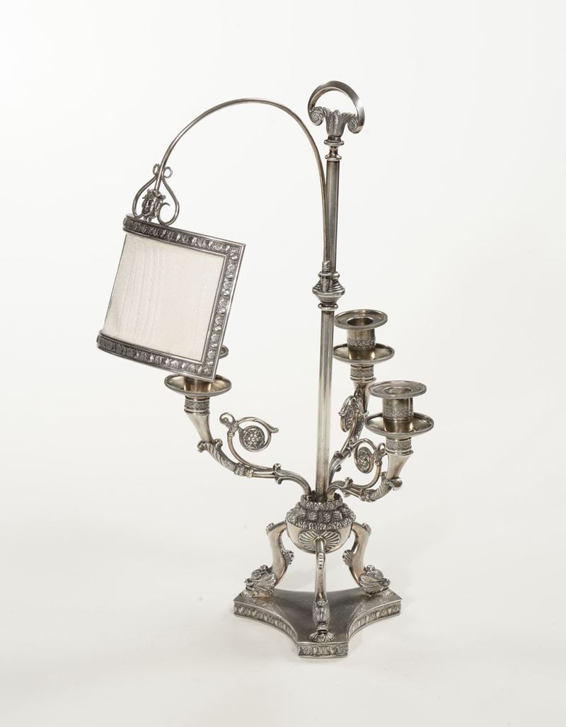 Lucerna in argento  - Auction Antique and Old Masters - I - Cambi Casa d'Aste