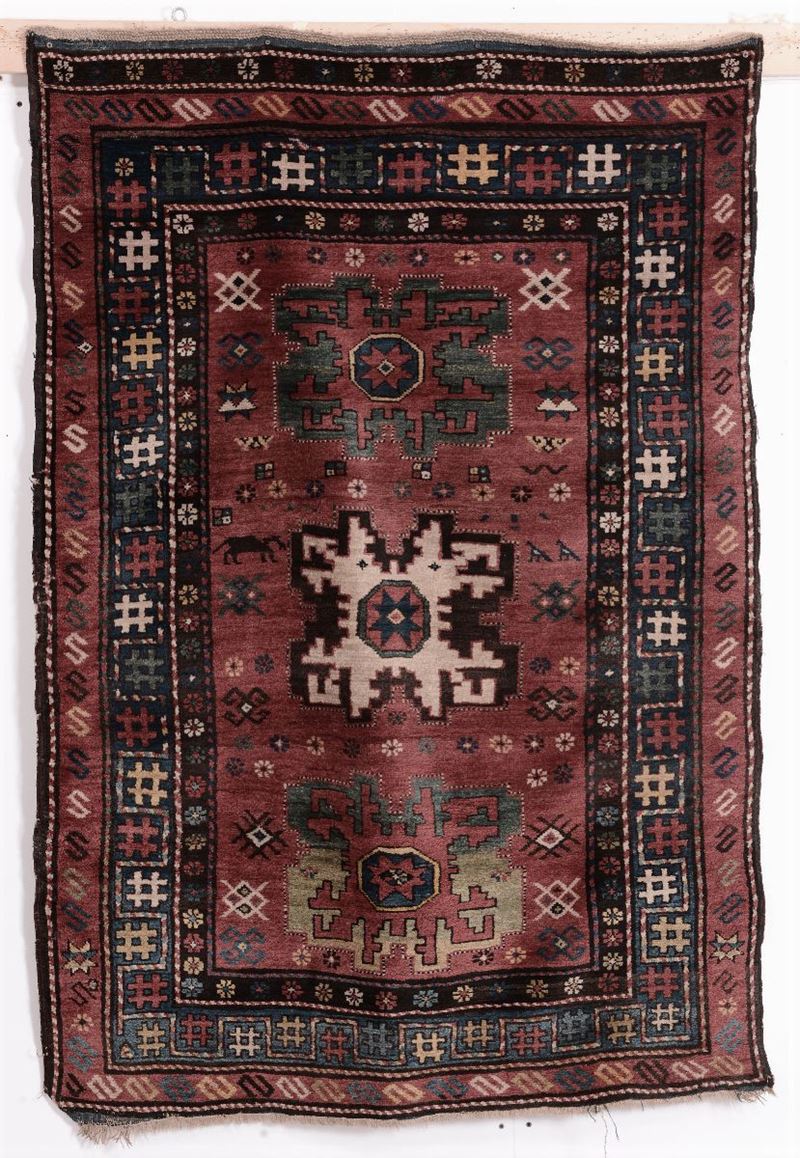 Tappeto caucasico inizio XX secolo  - Asta Antiquariato e Dipinti Antichi - I - Cambi Casa d'Aste