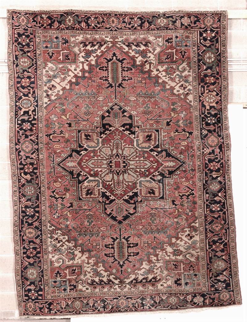 Tappeto nord ovest Persia Heritz fine XIX inizio XX secolo  - Asta Antiquariato e Dipinti Antichi - I - Cambi Casa d'Aste
