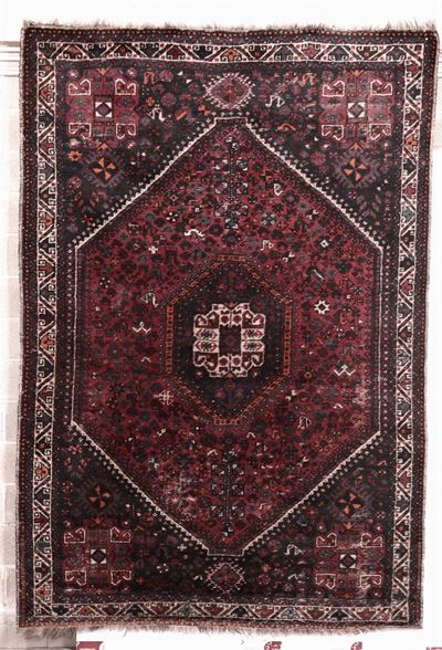 Tappeto Sud Persia Shiraz Inizio XX Secolo