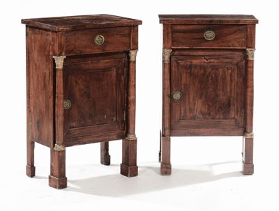 Coppia di Comodini in Stile Impero