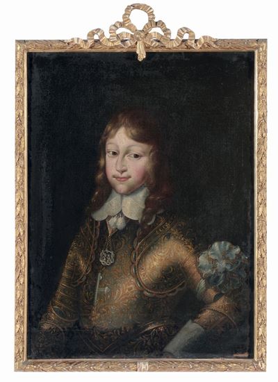Scuola Piemontese della Fine XVII Secoloritratto di Giovane