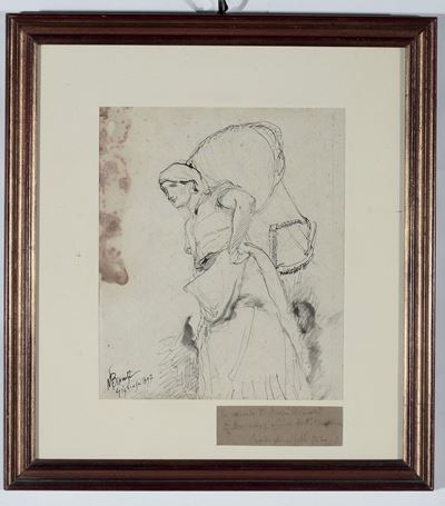 Mosè Bianchi (1840-1904)contadina